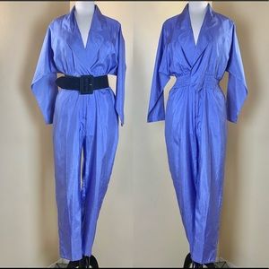 VINTAGE Joan Walters Long Sleeve Jumpsuit Size 10